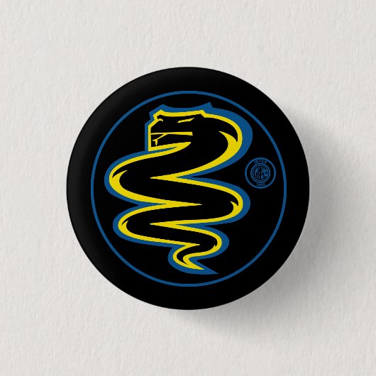 Badge Rond 2,50 Cm Biscione Nerazzurro, épingle (noir) (Devant)
