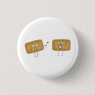 Badge Rond 2,50 Cm Biscuit à thème, jolis cookies