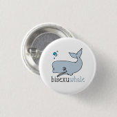 BADGE ROND 2,50 CM BISEXUWHALE (Devant & derrière)
