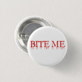 Badge Rond 2,50 Cm Bite-moi Vampire (Devant & derrière)