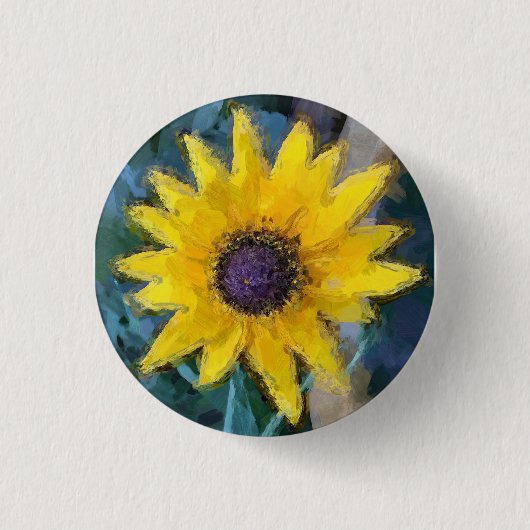 Badge Rond 2,50 Cm Black Eyed Susan (Devant)