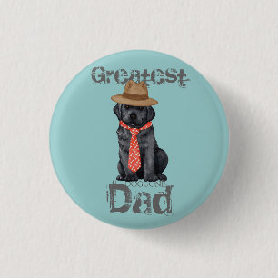 Badge Rond 2,50 Cm Black Lab Papa