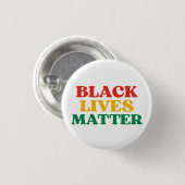 Badge Rond 2,50 Cm Black Lives Matter Ornament (Devant & derrière)