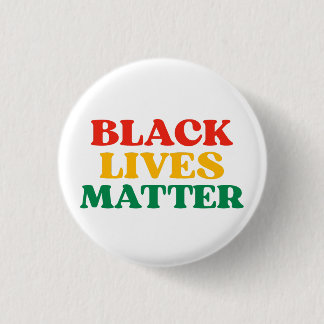 Badge Rond 2,50 Cm Black Lives Matter Ornament