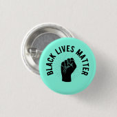 Badge Rond 2,50 Cm Black Lives Matter Solidarity Button (Devant & derrière)