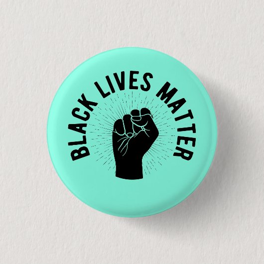 Badge Rond 2,50 Cm Black Lives Matter Solidarity Button (Devant)