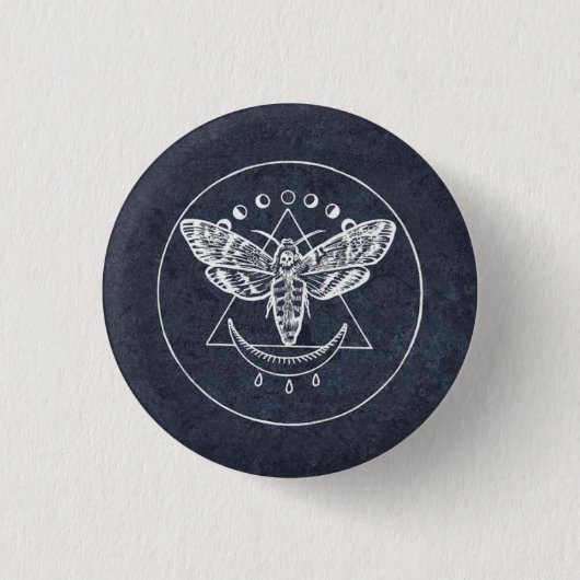 Badge Rond 2,50 Cm Black Moon Sigil (Devant)