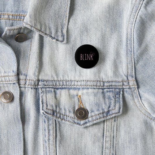 BADGE ROND 2,50 CM BLACKPINK (En situation)