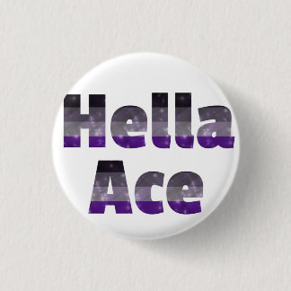 Badge Rond 2,50 Cm Blanc de bouton d'as de Hella