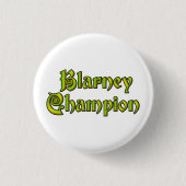 Badge Rond 2,50 Cm Blarney Champion white small button (Devant)