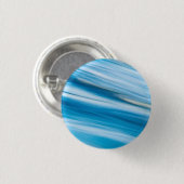 Badge Rond 2,50 Cm Bleu de mer Abstrait (Devant & derrière)