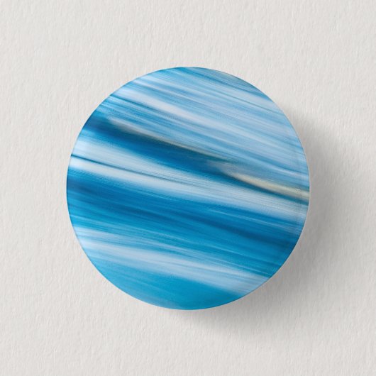 Badge Rond 2,50 Cm Bleu de mer Abstrait (Devant)