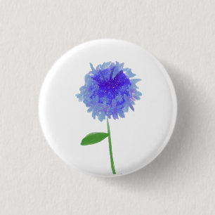 Badge Rond 2,50 Cm Bleuet