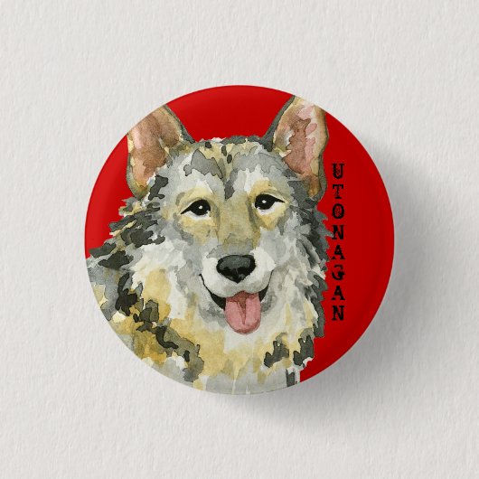 Badge Rond 2,50 Cm Bloc de couleur Utonagan (Devant)