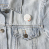 Badge Rond 2,50 Cm Bloom du coucher du soleil (En situation)