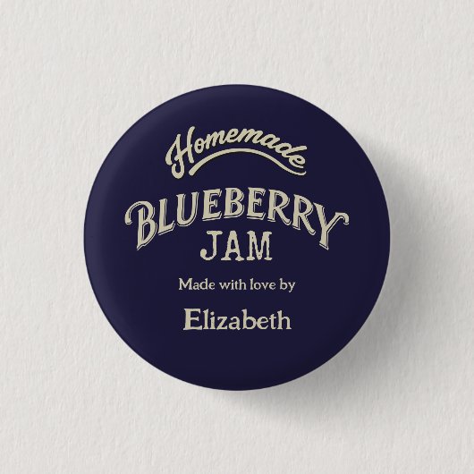 Badge Rond 2,50 Cm Blueberry Jam (Devant)