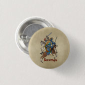 Badge Rond 2,50 Cm Bogatyr russe médiéval (Devant & derrière)