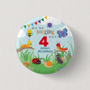 Badge Rond 2,50 Cm Bogue Anniversaire mûre