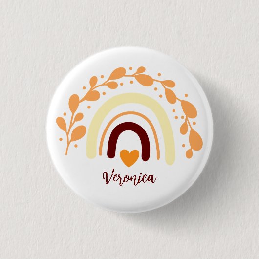 BADGE ROND 2,50 CM BOHO EN COURSE CLASSIQUE (Devant)