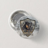 Badge Rond 2,50 Cm Boîte à cadeaux classique en flacon Coussin extéri (Devant & derrière)