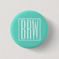 Bold Modern | White on aqua