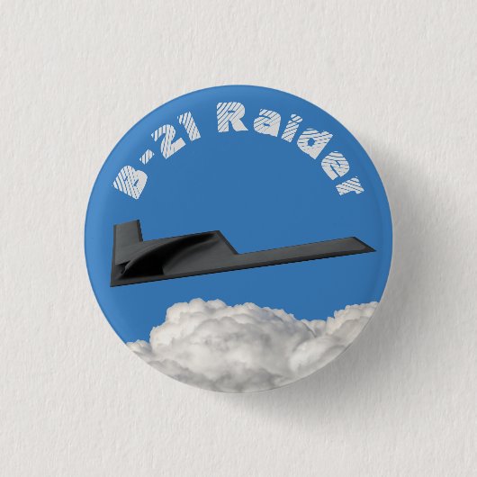 Badge Rond 2,50 Cm Bombe furtif B-21 Raider (Devant)