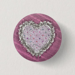 Badge Rond 2,50 Cm Bon Amour Charme