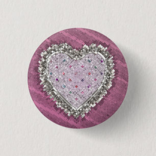 Badge Rond 2,50 Cm Bon Amour Charme