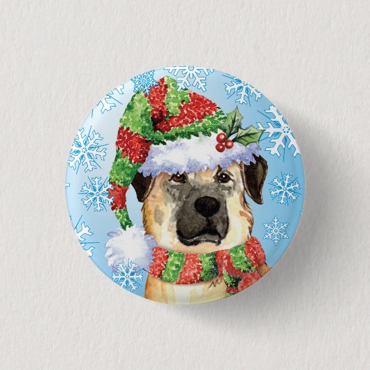 Badge Rond 2,50 Cm Bon Howlidays Anatolian Shepherd Pinback Button (Devant)