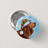 Badge Rond 2,50 Cm Bon Howlidays Field Spaniel Pinback Button (Devant & derrière)