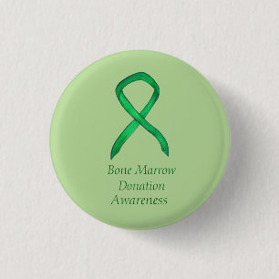 Badge Rond 2,50 Cm Bone Marrow Dons Sensibilisation Ruban Personnalis