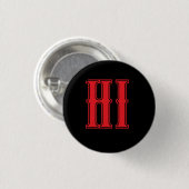 BADGE ROND 2,50 CM BONJOUR (Devant & derrière)