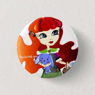 Badge Rond 2,50 Cm Bonjour chariots : Headshot de Fira et de