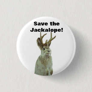 Badge Rond 2,50 Cm Bonjour Gomorrhe : Sauvez le Jackalope !