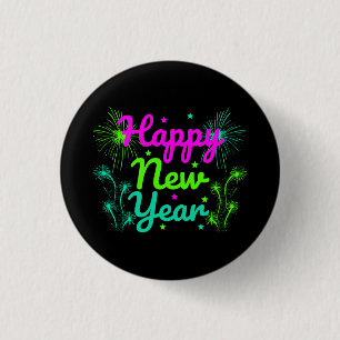 Badge Rond 2,50 Cm Bonne année