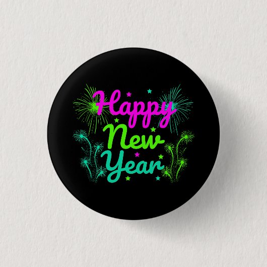 Badge Rond 2,50 Cm Bonne année (Devant)