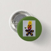 Badge Rond 2,50 Cm Bonne Chance (Devant & derrière)