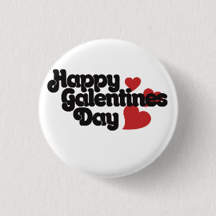 Badge Rond 2,50 Cm Bonne fête des Galentines