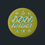 Badge Rond 2,50 Cm BONNE MATINÉE Colorful Fun Cool Handletting<br><div class="desc">Décorez votre tenue avec ce bouton d'art cool. Faites un grand cadeau de ménage,  d'anniversaire ou de mariage! Vous pouvez le customiser et ajouter du texte. Consultez ma boutique pour plus de couleurs et de motifs ! Faites-moi savoir si vous aimeriez quelque chose de personnalisé aussi.</div>