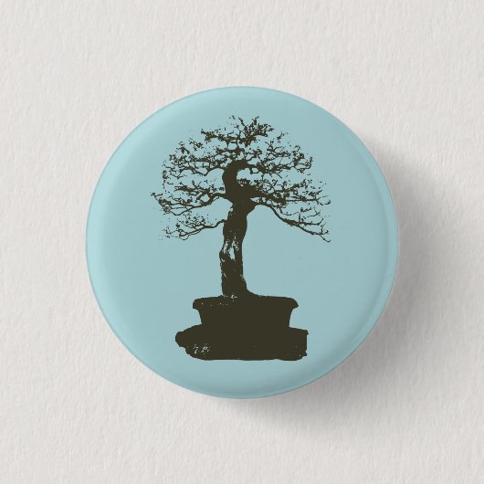 Badge Rond 2,50 Cm bonsaï (Devant)