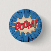 Badge Rond 2,50 Cm Boom ! (Devant)