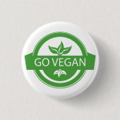 Badge Rond 2,50 Cm Boton Go Vegan (Devant)