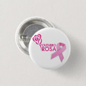 Badge Rond 2,50 Cm Botton octobre Rose (Devant & derrière)