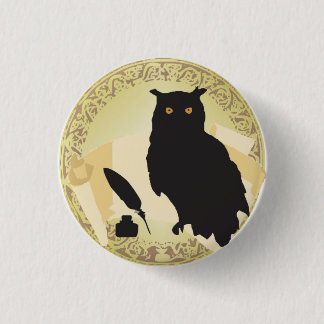 Badge Rond 2,50 Cm Botton Parchemin vide