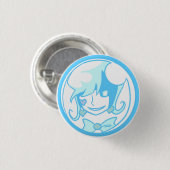 Badge Rond 2,50 Cm Boule de cristal (Devant & derrière)