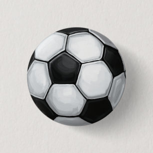 Badge Rond 2,50 Cm Boule de football