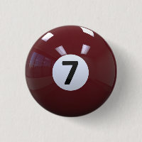 Boule de piscine de billard de no. 7 de rouge