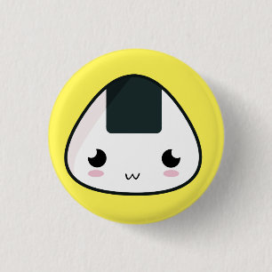 Badge Rond 2,50 Cm Boule de riz de Kawaii
