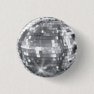Badge Rond 2,50 Cm Boule Disco