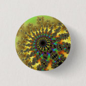 Badge Rond 2,50 Cm Bourse jaune et or (Devant)